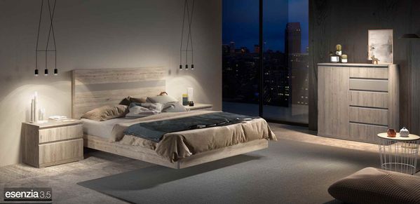 dormitorio de noche