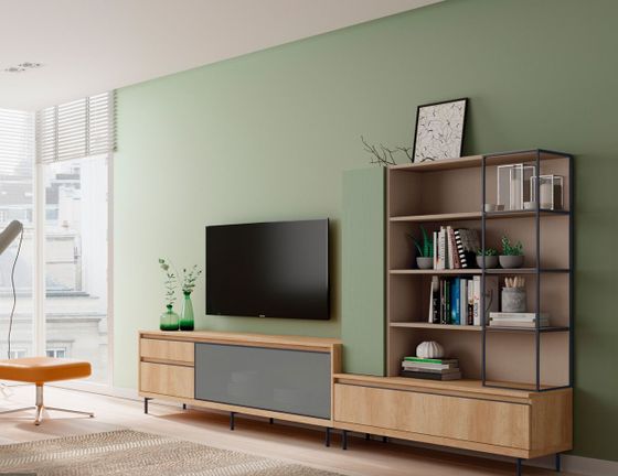 Salón, mueble, decoración