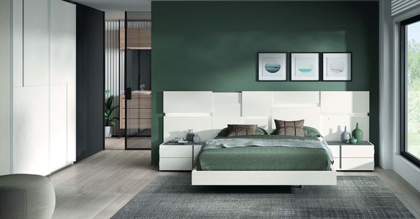 habitación verde