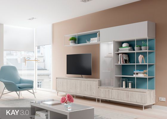 Salón, mueble, decoración