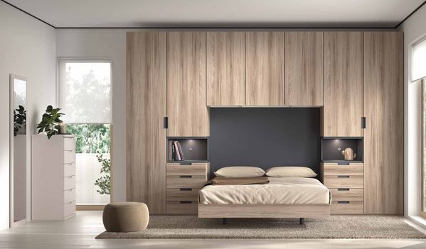 dormitorio y cama doble