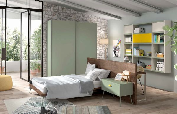 cama, dormitorio