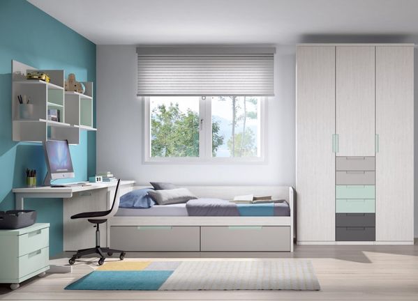 cama, dormitorio