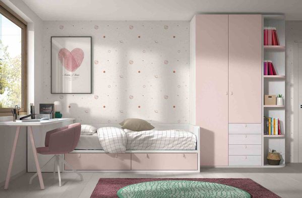 dormitorio con corazón