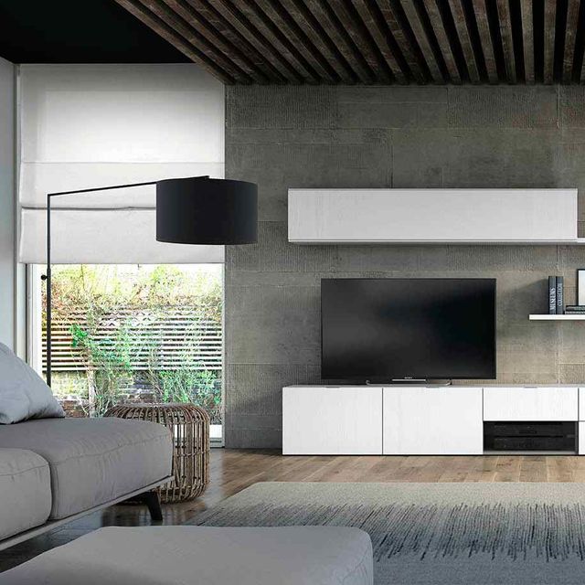 salón y sofá