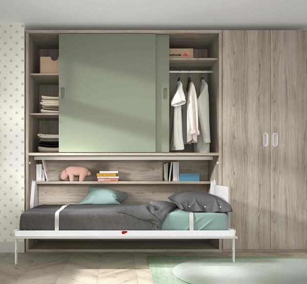 cama y armario