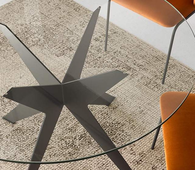 mesa de cristal