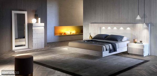 habitación y cama doble