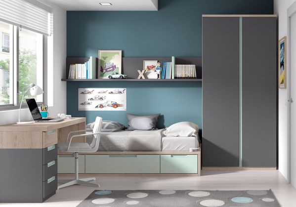 cama, dormitorio