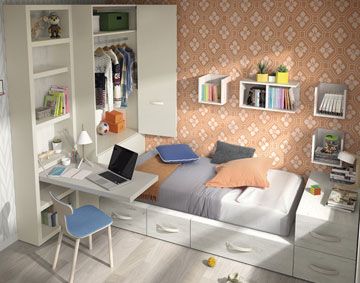cama, dormitorio