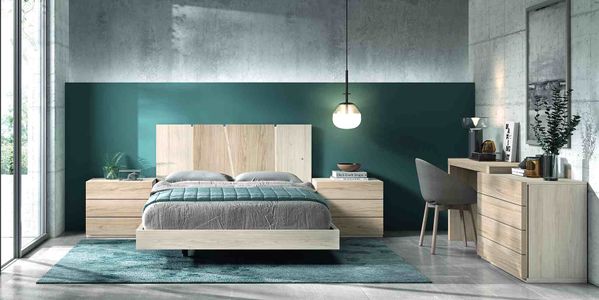 dormitorio verde