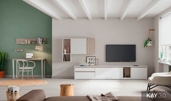 Salón, mueble, decoración
