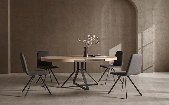 mesa con flores