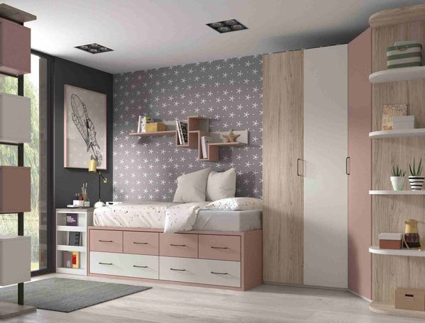 dormitorio rosa