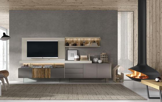 Salón, mueble, decoración
