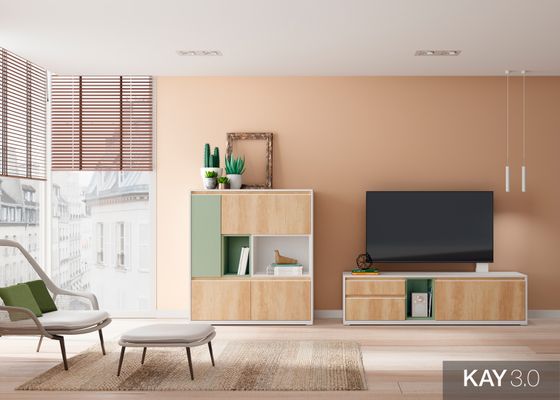 Salón, mueble, decoración