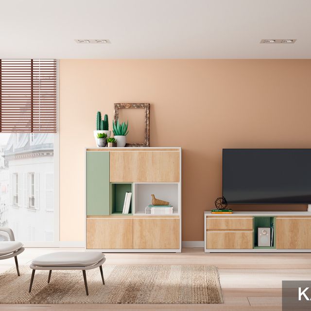 Salón decorado